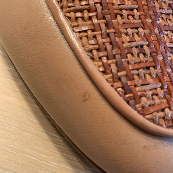 Paloma “Reed Sienna Nappa/ Woven” flats NIB Size 8AA price reduced not perfect - Picture 9 of 9